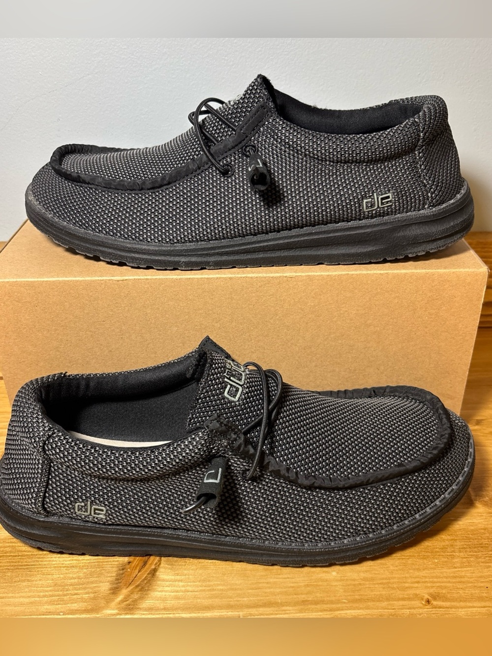 Hey Dude Men's, Wally L Sox Loafer Black  US11 M